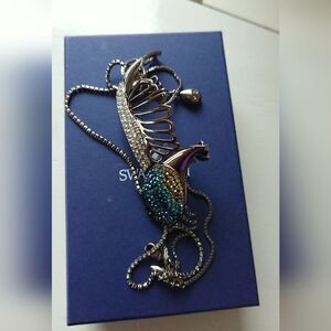 Super exquisite Swarovski peacock bracelet